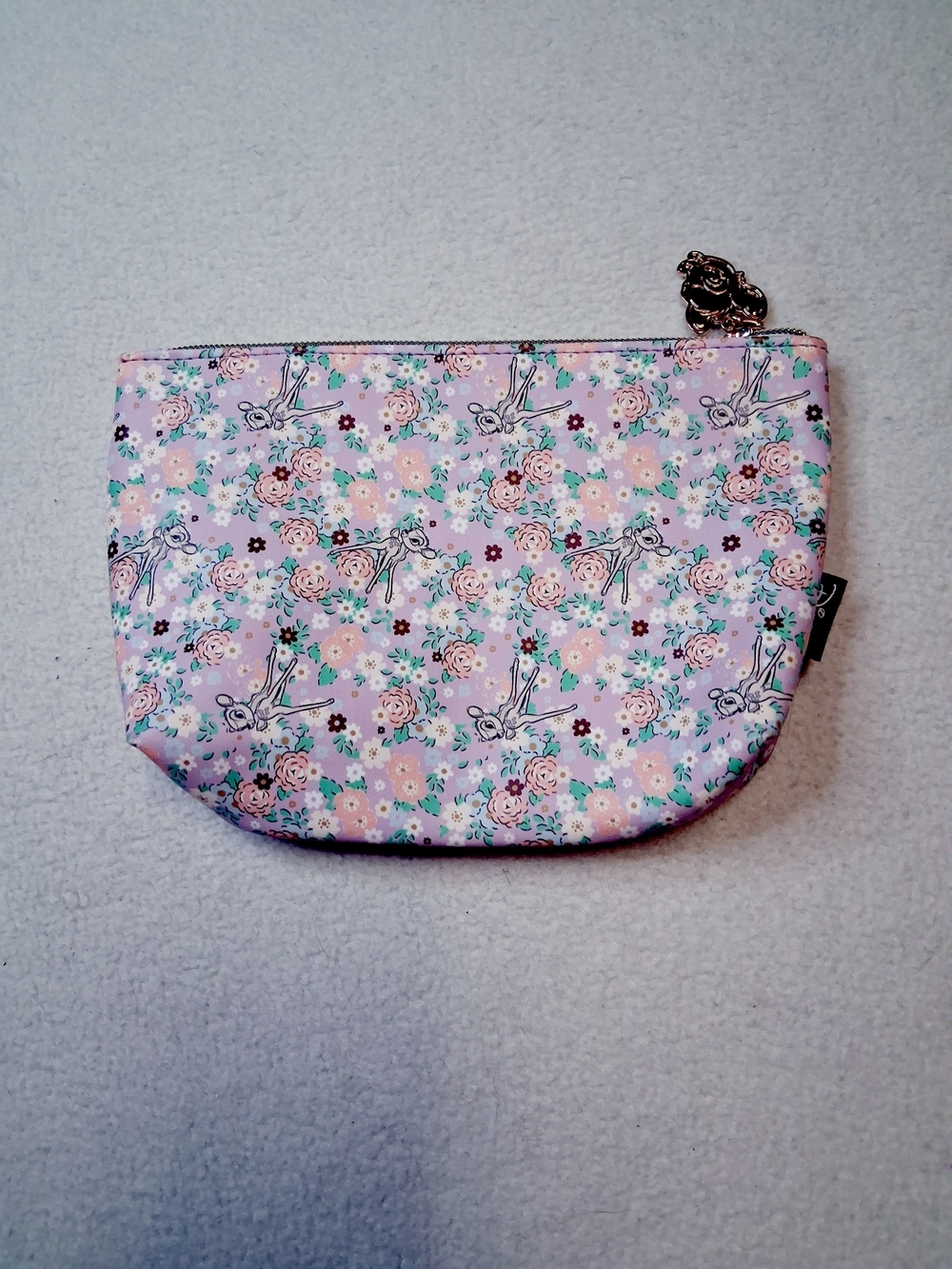 Disney Floral Bambi Pink Makeup Pouch